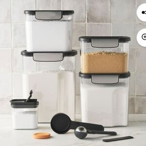 (6)Tritan Bakers Modern 9piece Food Storage Container Set